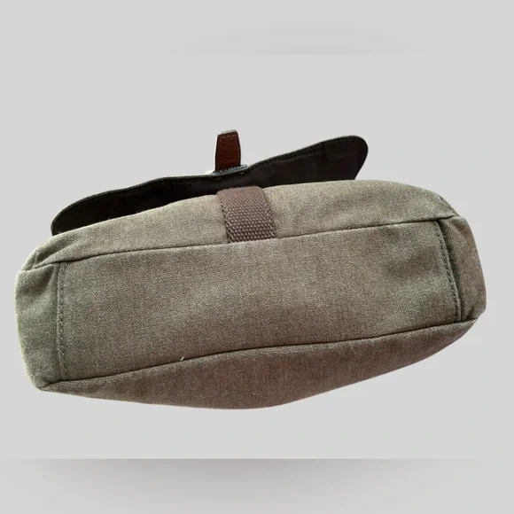Fossil Renmore City Bag Olive Green Messenger Crossbody Unisex Adjustable Strap - Picture 11 of 15